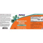 NOW Magnesium Citrate 227 гр на супер цена
