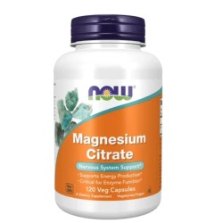 NOW Magnesium Citrate / 120 капсули