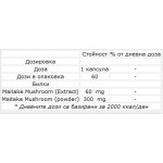 NOW Maitake Mushrooms 60 мг / 60 капсули на супер цена