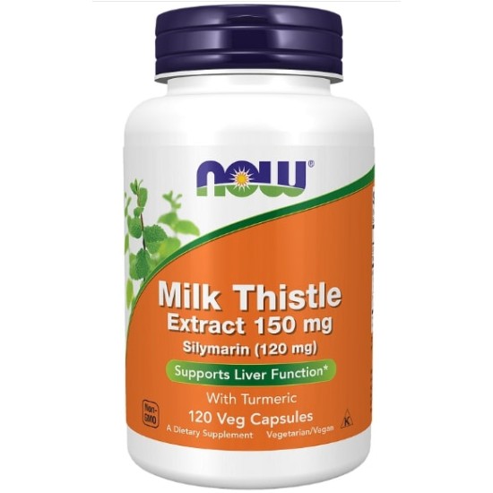 NOW Silymarin Milk Thistle Extract 150 мг / 120 капсули на супер цена