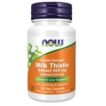 NOW Milk Thistle - Silymarin Extract | Double Strength with Artichoke & Dandelion 50 капсули на супер цена