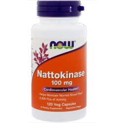 NOW Nattokinase 100 мг / 120 капсули