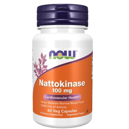 NOW Nattokinase 100 мг / 60 капсули на супер цена