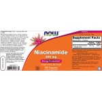 NOW Niacinamide 500 мг / 100 капсули на супер цена