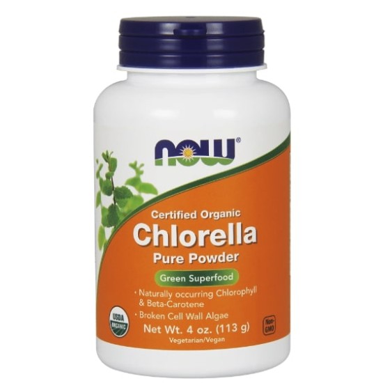 NOW Chlorella Powder 113 гр на супер цена