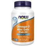 NOW Omega-3 Mini Gels 180 гел капсули на супер цена