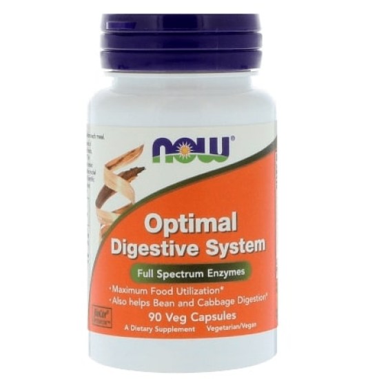NOW Optimal Digestive System 90 капсули на супер цена