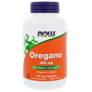 NOW Oregano 450 мг / 100 капсули