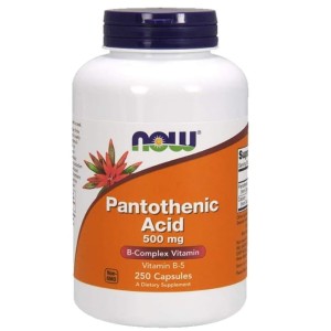 NOW Vitamin B-5 / Pantothenic Acid 500 мг / 250 капсули