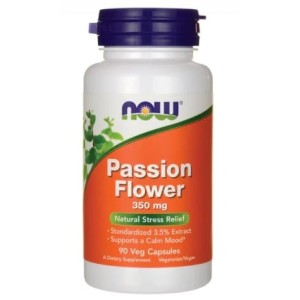 NOW Passion Flower 350 мг / 90 капсули