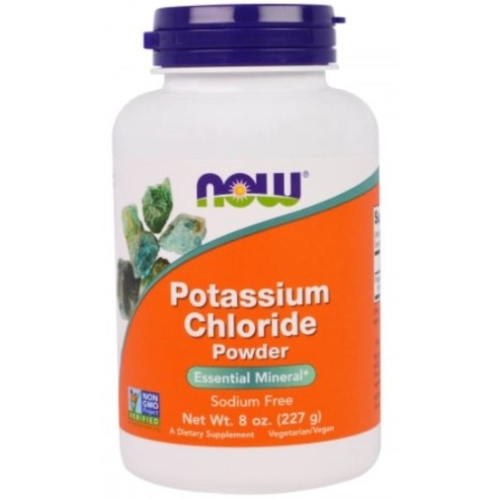 NOW Potassium Chloride Powder 227 гр на супер цена