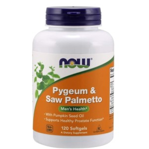 NOW Pygeum & Saw Palmetto / Healthy Prostate 120 гел капсули