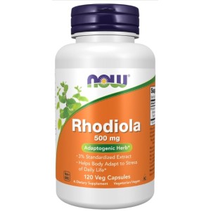 NOW Rhodiola 500 мг / 120 капсули