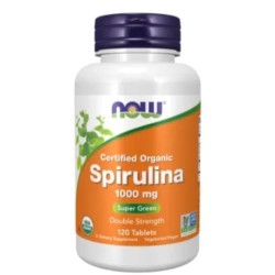 NOW Spirulina 1000 мг / 120 таблетки
