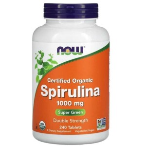 NOW Spirulina 1000 мг / 240 таблетки