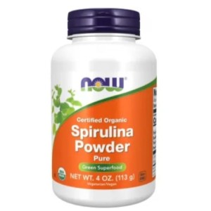 NOW Spiruline Powder | Certified Organic 113 гр