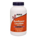 NOW Sunflower Lecithin 1200 мг / 200 гел капсули на супер цена