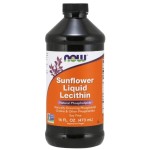 NOW Sunflower Lecithin Liquid 473 мл на супер цена