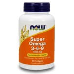 NOW Foods Super Omega 3-6-9 1200 мг / 90 гел капсули на супер цена