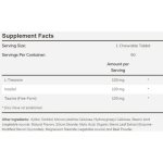 NOW L-Theanine 100 mg Plus - 90 дъвчащи таблетки на супер цена