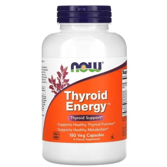 NOW Thyroid Energy 180 капсули на супер цена