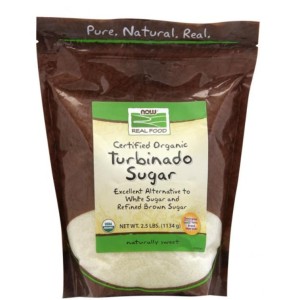 NOW Turbinado Sugar | Certified Organic 1134 гр