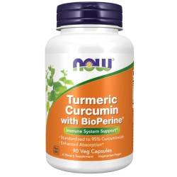 NOW Turmeric Curcumin with BioPerine® 90 капсули