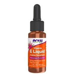 NOW Natural Vitamin E Liquid | d-alpha Tocopherol 30 мл