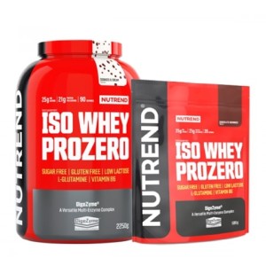 PROMO 1+1 FREE Nutrend Iso Whey Prozero 2250 гр + NUTREND Iso Whey Prozero 500 гр