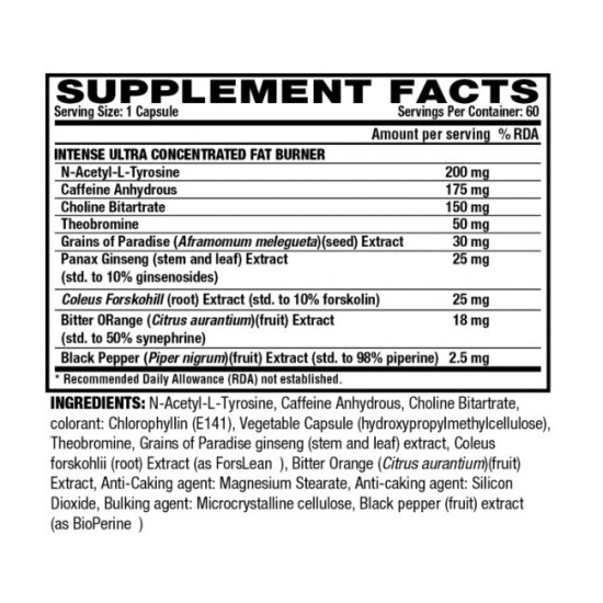 Nutrex Lipo 6 Black Intense - 60 caps на супер цена