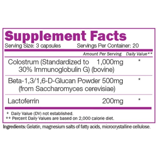 Naturalico Colostrum Mega Strength 60 капсули на супер цена