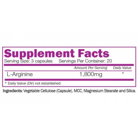 Naturalico L-Arginine MAX 60 капсули на супер цена