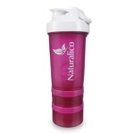 NATURALICO Smart Shaker Black - Шейкър 600 мл с отделения черен на супер цена