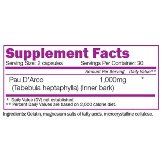 Naturalico Pau D'Arco 60 капсули на супер цена