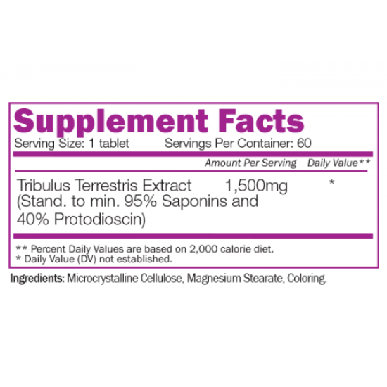 Naturalico Tribulus 1500 - 60 таблетки на супер цена