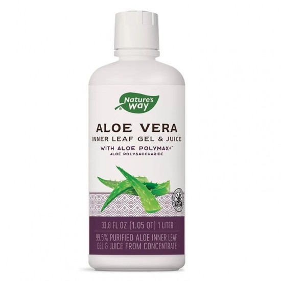Natures Way Aloe Vera Inner Leaf Gel & Juice 60% / Алое Вера Гел и сок 1000 мл на супер цена