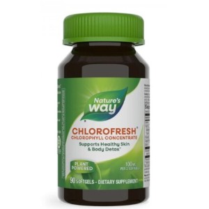 Natures Way Chlorofresh® Chlorophyll Concentrate/ Хлорофреш® - 90 софтгел капсули