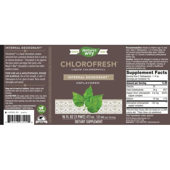 Natures Way Chlorofresh / 473ml на супер цена