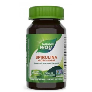 Natures Way Spirulina Micro-Algae 100 капсули