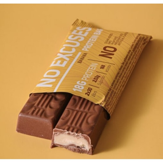No Excuses Protein bar Milk Chocolate And Banana 10x60 гр на супер цена
