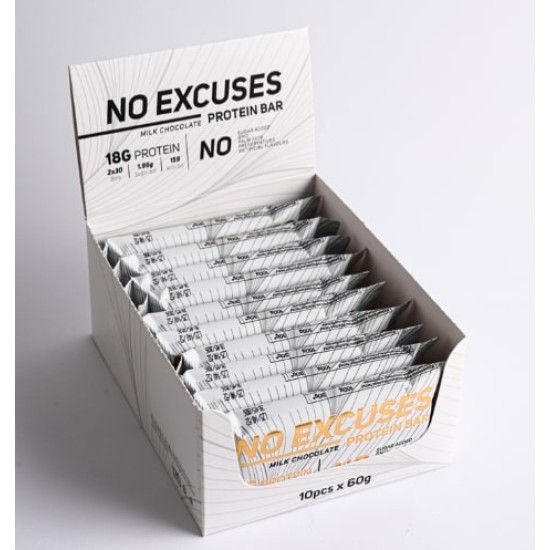 No Escuses Protein Bar Milk Chocolate 10x60 гр на супер цена