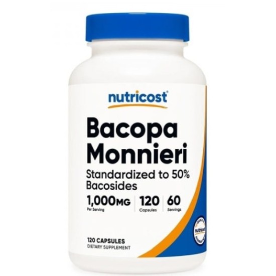 Nutricost bacopa Monnieri 120 капсули на супер цена
