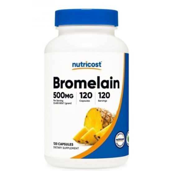 Nutricost Bromelain 500 мг / 120 капсули на супер цена