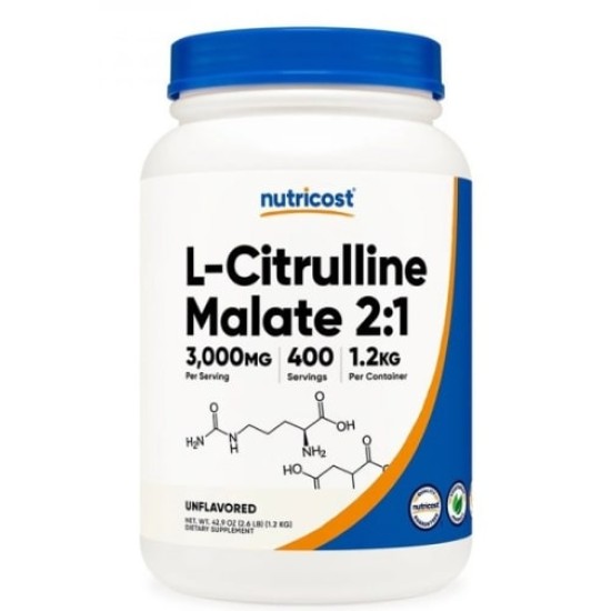 Nutricost L-Citrulline Malate Powder 1200 гр на супер цена