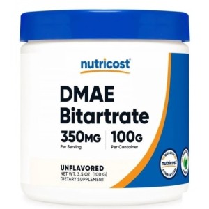 Nutricost DMAE Bitartrate Powder 100 гр Nutricost DMAE Bitartrate Powder 100 гр