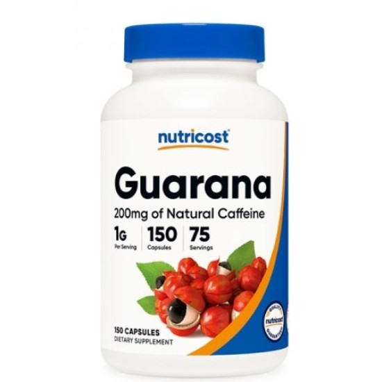 Nutricost Guarana 500 мг / 150 капсули на супер цена