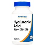 Nutricost Hyaluronic Acid 100 мг / 120 капсули на супер цена
