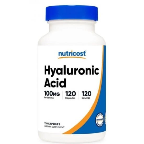 Nutricost Hyaluronic Acid 100 мг / 120 капсули на супер цена