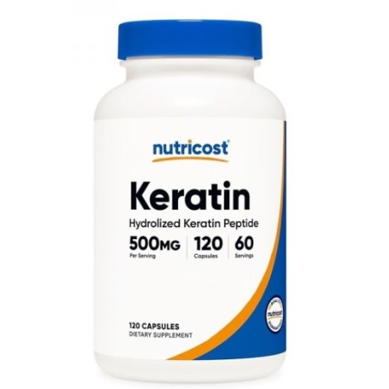 Nutricost Keratin 250 мг / 120 капсули на супер цена