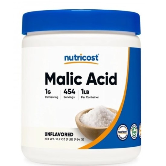 Nutricost Malic Acid Powder 454 гр на супер цена
